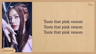 BLACKPINK Pink Venom Easy Lyrics [upl. by Glyn]