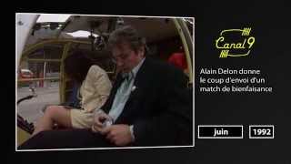 Les archives de Canal9 Alain Delon à Sion 1992 [upl. by Attenehs]