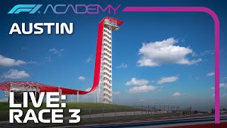 F1 ACADEMY LIVE Race 3  Austin 2023 [upl. by Demodena]