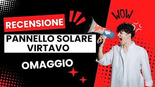 UNBOXING E RECENSIONE TEST VIRTAVO Pannello solare interno ed esterno [upl. by Kyl]