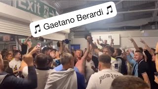 Leeds fans singing 🎶 Gaetano Berardi🎶 vs Brighton [upl. by Vatsug]