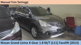 Review NISSAN GRAND LIVINA X GEAR 2008  recomendasi mobil bekas 60 jutaan [upl. by Alsworth]