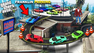 GTA 5  Franklin Build 2 Floor Parking Area For Supercars in GTA 5  GTA 5 mods [upl. by Tully]