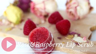 Rose amp Raspberry Lipscrub DIY [upl. by Ann]