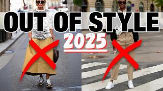 6 Fashion TRENDS That Are OUT OF STYLE In 2025 What NOT To Wear [upl. by Eanyl]