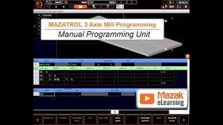 MAZATROL Programming Briefs  Manual Programming Unit [upl. by Dukie]