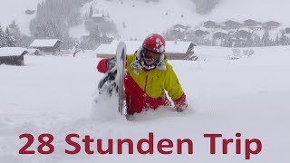 28 Stunden ins Snowboard Paradies [upl. by Jamill]