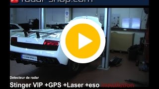 Detecteur de radar installation Stinger VIP dans Lamborghini [upl. by Sergo958]