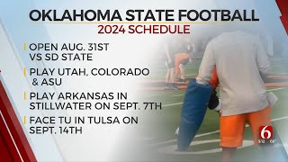 2024 Oklahoma State Football Schedule Announced [upl. by Vetter]