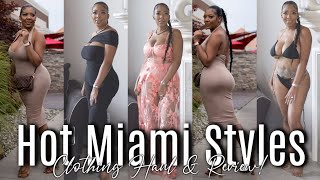 Hot Miami Styles try on haul and review  Vacation Ready  Kristyn Alexis [upl. by Pasia]