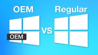 Windows OEM Version Whats the ACTUAL Difference [upl. by Haelahk]