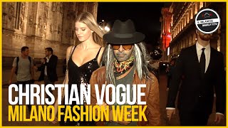 Il Milanese Imbruttito  CHRISTIAN VOGUE alla Milano Fashion Week [upl. by Horatia441]