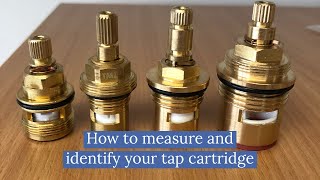 How to identifymeasure correct replacement tap cartridge valve if manufacturer unknowntapmagician [upl. by Zilvia293]