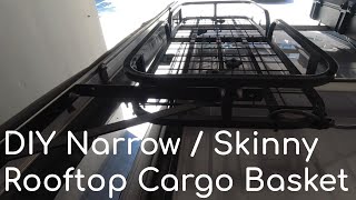 DIY Narrow  Skinny Roof Cargo Basket [upl. by Shewchuk]