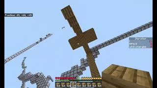 How to bridge DOWN in Minecraft [upl. by Ybanrab111]