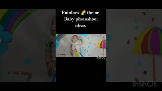 baby photoshoot ideas at home Rain themerainy season theme monsoon season theme shortvideo [upl. by Ethelbert]