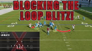 How To Block the Best Blitz in Madden 23  Beating the Nickel 33 Loop Blitz [upl. by Livvyy]