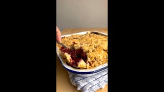 Got a punnet of blackberries Try this easy crumble [upl. by Eglantine]