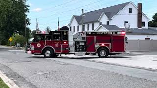 Levittown FD Engine 622 Responding and Returning to an Alarm [upl. by Hartill]