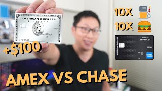 AMEX vs CHASE More Benefits and Increased Offers [upl. by Lecroy]