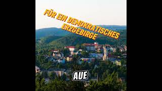 NIE WIEDER IST JETZT DEMO Für ein demokratisches Erzgebirge 422024 Altmarkt AueBad Schlema [upl. by Nestor]