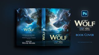 How to Make Book cover design professionally  Adobe Photoshop Tutorial [upl. by Yedarb]