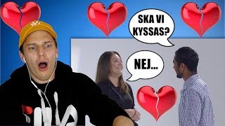 REAGERAR PÅ LOVE AT FIRST KSS SVERIGE 3  Stackars Fredrik [upl. by Arahd467]