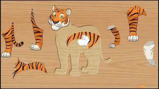 Tiger Jigsaw videos for kids  Noor Youtube Academy  eLearning educationalvideo shortvideo Viral [upl. by Ttezzil588]