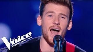 Slimane  Je serai là  Casanova  The Voice France 2018  Blind Audition [upl. by Atalante]