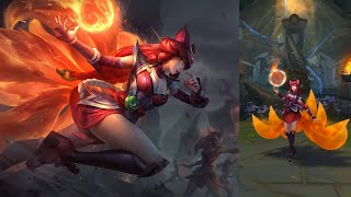 Foxfire Ahri Regular Skin ASU 2023 [upl. by Karena]