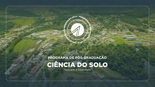 Programa de PósGraduação • Ciência do Solo Mestrado e Doutorado [upl. by Pacheco]