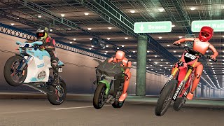 Motorbike Crashes 26  BeamNG DRIVE  SmashChan [upl. by Francklin]