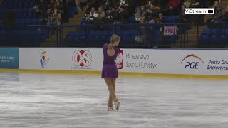 Ekaterina Kurakova – 2022 Warsaw Cup SP [upl. by Sverre]