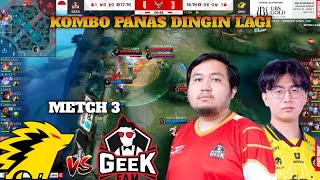 GAME PENENTAUN SIAPAKAH YG AKAN DI TUNDUKAN  ONIC VS GEEK  MPL S13 [upl. by Nicolais]