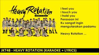 JKT48  Heavy Rotation  Karaoke [upl. by Hallam512]