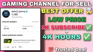 how to buy ready monetize YouTube channel  buy YouTube channel in 2024 [upl. by Nedyaj836]