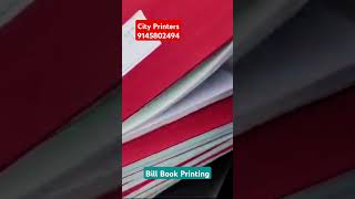 Bill Book Invoice Book Printing Service printingsolution printingpress printservices [upl. by Notnilk]