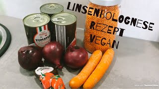 Linsenbolognese Rezept High Carb amp was ich esse gegen Schlaganfall Vegan 🌱 [upl. by Suirradal509]