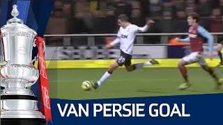 Last Minute Van Persie Goal vs West Ham  FA Cup 3rd Round  FATV [upl. by Adalai]