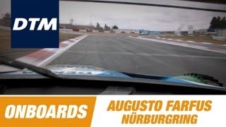 Onboard Augusto Farfus BMW M3 DTM  DTM Race Nürburgring [upl. by Brodsky]