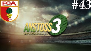 Lets Play Anstoss 3 43  Amtsantritt beim FC Augsburg deutsch [upl. by Norved]