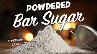 How to make Powdered Sugar to use in cocktails [upl. by Colston]