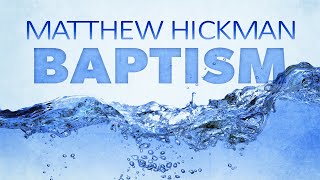 Baptism of Matthew Hickman  June 23 2024 [upl. by Htaras520]