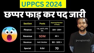 UPPCS 2024 POSTS DETAIL  UPPCS 2024 EXAM DATE  UPPSC 2024 [upl. by Kihtrak921]