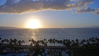 Wailea Beach Sunset from Grand Wailea  A Waldorf Astoria Resort [upl. by Sung]