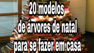 20 modelos de árvores de natal criativas [upl. by Ahtnicaj24]