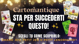 STA PER SUCCEDERTI QUESTO ❤️🌟 SCEGLI tu con quale METODO scoprirlo🌟 [upl. by Zelazny246]