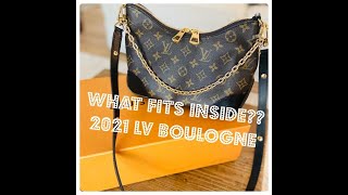 Louis Vuitton 2021 BoulogneWhat fits inside [upl. by Redleh]