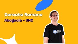 Curso Online Derecho Romano  Abogacía UNC  Filadd [upl. by Rox]