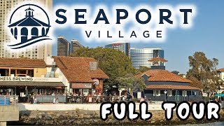 Seaport Village ⛵  San Diego CA  4K Walking Tour [upl. by Roana496]